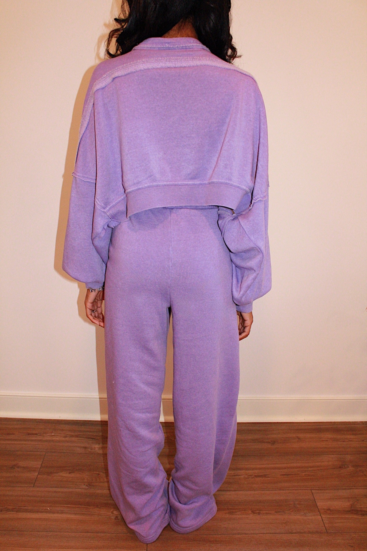 Lavender High Waist Pants