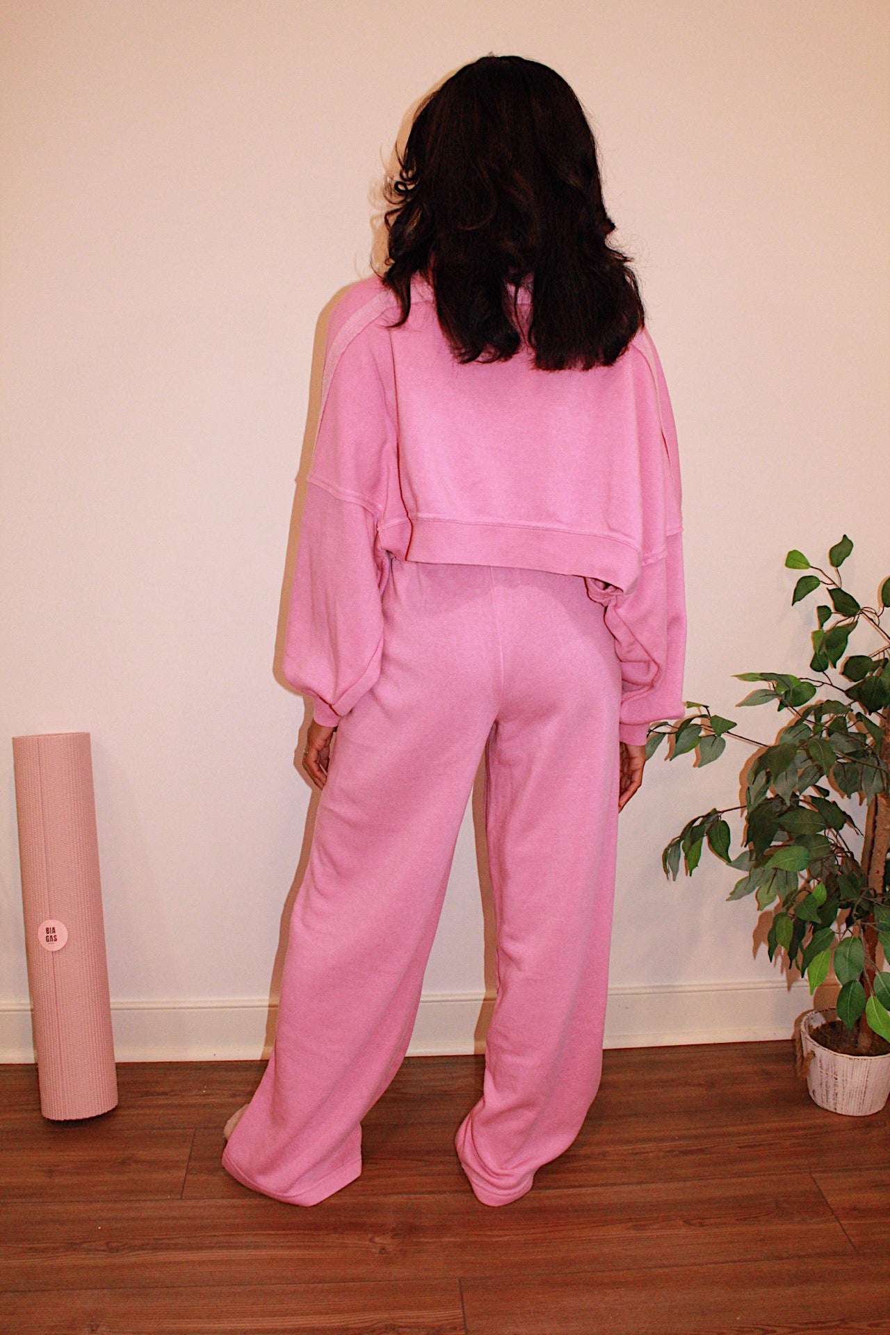 Pink High Waist Pants