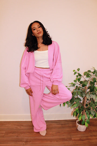 Pink High Waist Pants